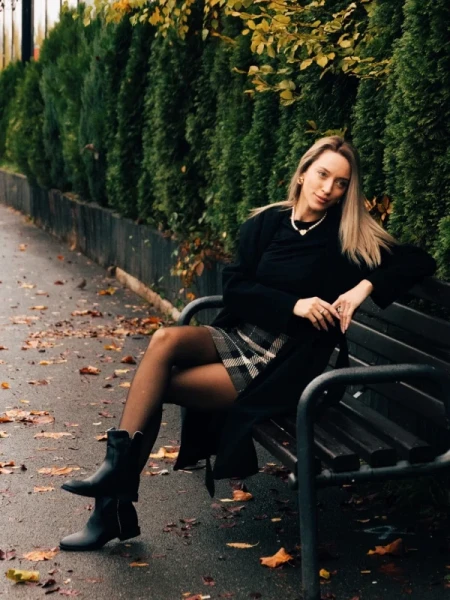 Belinna fekete női csizma ökológiai bőrből