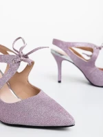Shaira lila női cipő textil anyagból