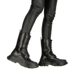 Fasiva fekete női csizma