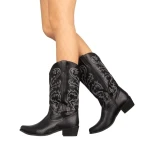 Vastia fekete női csizma