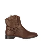 Pobia barna női bokacsizma