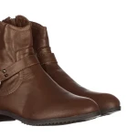 Pobia barna női bokacsizma