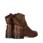 Pobia barna női bokacsizma