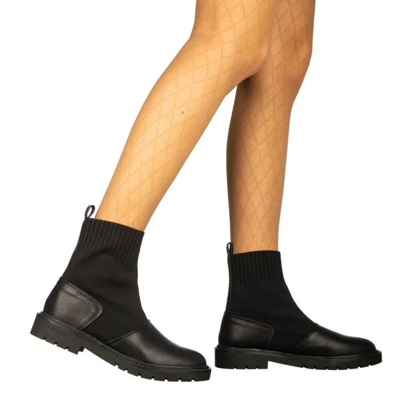 Farla fekete női bokacsizma
