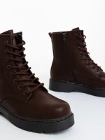 Chara barna női bakancs ökológiai bőrből