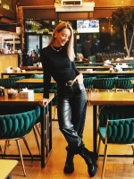 Montara fekete női bakancs ökológiai bőrből