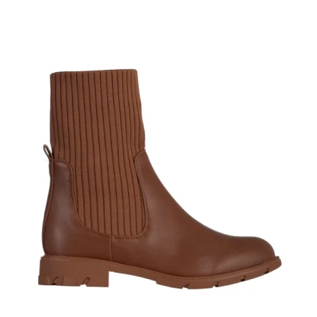 Camryn barna női bokacsizma, műbőrből és textil anyagból készült