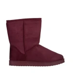 Daleyza bordó női csizma, textil anyagból készült