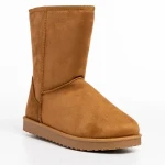 Daleyza camel női csizma, textil anyagból készült