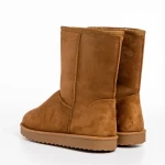 Daleyza camel női csizma, textil anyagból készült