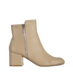 Everlee bézs női bokacsizma, műbőrből készült