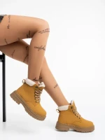 Tolena tevebarna női bakancs ökológiai bőrből