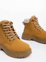 Tolena tevebarna női bakancs ökológiai bőrből