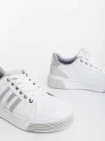 Pricilla fehér női sportcipő ökológiai bőrből