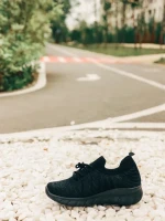 Andreo fekete  férfi sportcipő textil anyagból