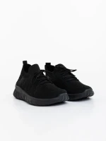 Andreo fekete  férfi sportcipő textil anyagból