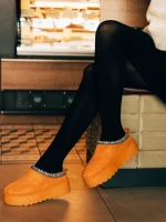 Valtera tevebarna női papucs textil anyagból