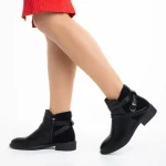 Darinda fekete női  bokacsizma ökológiai bőrből