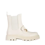 Patrisha bézs női bokacsizma, műbőrből készült