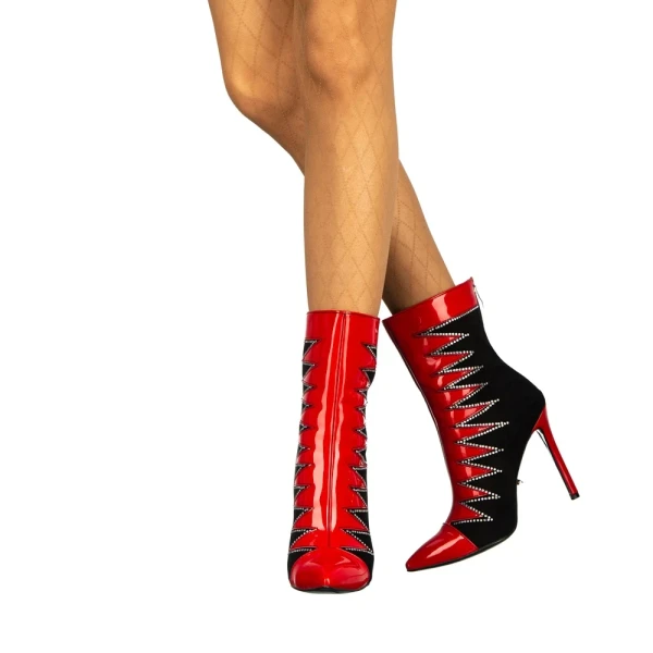 Emona piros női csizma