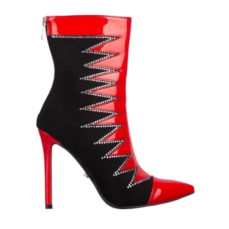 Emona piros női csizma