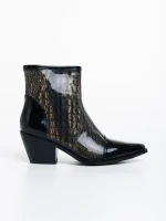 Nakisha fekete női csizma szintetikus anyagból