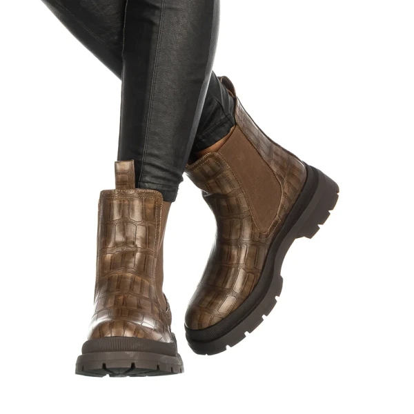 Prinia khaki női csizma