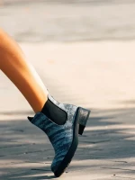 Desirae fekete női bokacsizma ökológiai bőrből