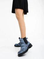 Desirae fekete női bokacsizma ökológiai bőrből