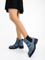 Desirae fekete női bokacsizma ökológiai bőrből