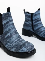 Desirae fekete női bokacsizma ökológiai bőrből