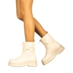 Gemina bézs női csizma