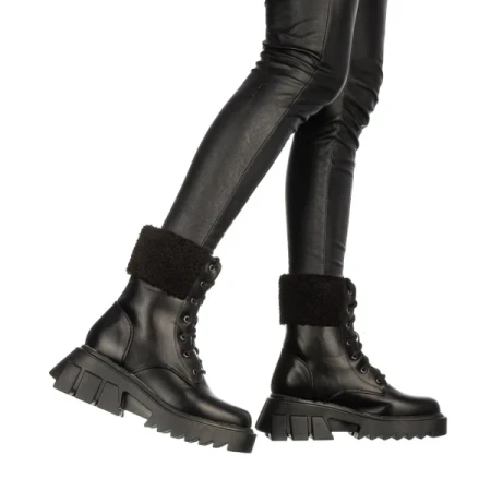 Erola fekete női bakancs