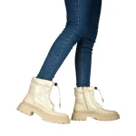 Kasina bézs női bakancs