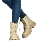 Kasina bézs női bakancs