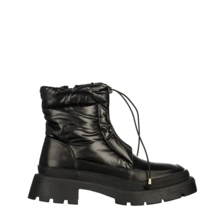 Kasina fekete női bakancs