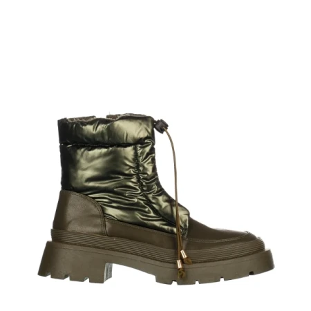 Kasina zöld női bakancs