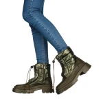 Kasina zöld női bakancs