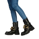 Emika fekete női bakancs