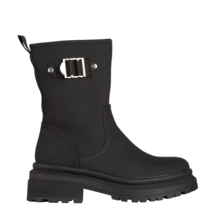 Gisselle ökológiai bőrből készült fekete női csizma