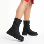 Gisselle ökológiai bőrből készült fekete női csizma