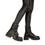 Kimia fekete női bakancs