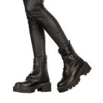 Kimia fekete női bakancs