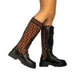 Merty fekete női csizma