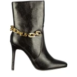 Cyntia fekete női bokacsizma