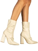 Konny bézs női csizma