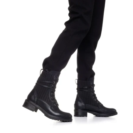 Avona fekete női bakancs