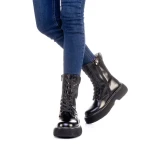 Vilyana fekete női bakancs