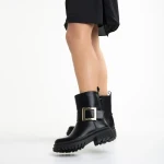 Joana fekete női csizma ökológiai bőrből