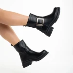 Joana fekete női csizma ökológiai bőrből